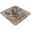 Kigai American Flag Baby Play Mat for Floor and Playpen 50x50 inch Non-Slip Baby Activity Playmat Waterproof Foldable Crawling Mat for Infants Toddlers view 2