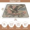 Kigai American Flag Baby Play Mat for Floor and Playpen 50x50 inch Non-Slip Baby Activity Playmat Waterproof Foldable Crawling Mat for Infants Toddlers view 3