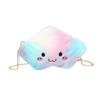 SAFIGLE Cute Plush Cloud Shaped Crossbody Bag for Boy Girl Stylish Cartoon Chain Bag for Girls for Parties Beach and Shopping Holds Phone and Essentials view 1