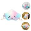 SAFIGLE Cute Plush Cloud Shaped Crossbody Bag for Boy Girl Stylish Cartoon Chain Bag for Girls for Parties Beach and Shopping Holds Phone and Essentials view 3