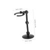 Alasum 4pcs Action Figure Display Stands Plastic Holder for Dolls and Figurines Easy Assembly Stable Base for Home Decor for Collectibles and Desktop Decoration view 2