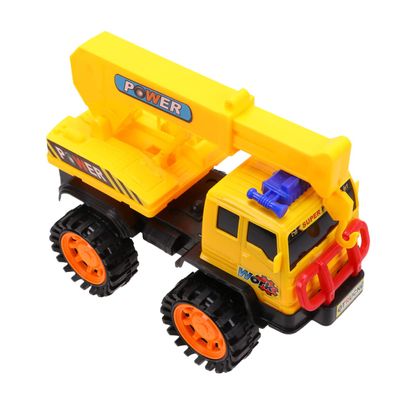 HOOTNEE 1pc Plastic Crane Large Construction Vehicle Playset for Early Education Fun Engineering Truck for Boys and Ideal for Imaginative Play and Learning