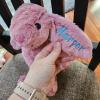 2025 Personalized Plush Bunny Hand Embroidered Easter Bunny Gift Multicolor Available For Boys and Girls Baby Baptism Child's First Easter Gift Easter Basket Stuffer Gift view 2