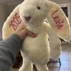 2025 Personalized Plush Bunny Hand Embroidered Easter Bunny Gift Multicolor Available For Boys and Girls Baby Baptism Child's First Easter Gift Easter Basket Stuffer Gift view 3