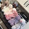 2025 Personalized Plush Bunny Hand Embroidered Easter Bunny Gift Multicolor Available For Boys and Girls Baby Baptism Child's First Easter Gift Easter Basket Stuffer Gift view 4