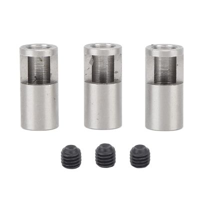 3PCS Pinion Reducer Sleeve, 8MM to 5MM Shaft Motor Pinion Reducer Sleeve Adapter Stainless Steel Remote Control Car for M1.0 Mold, M1.5 Mold 8mm Motor Teeth