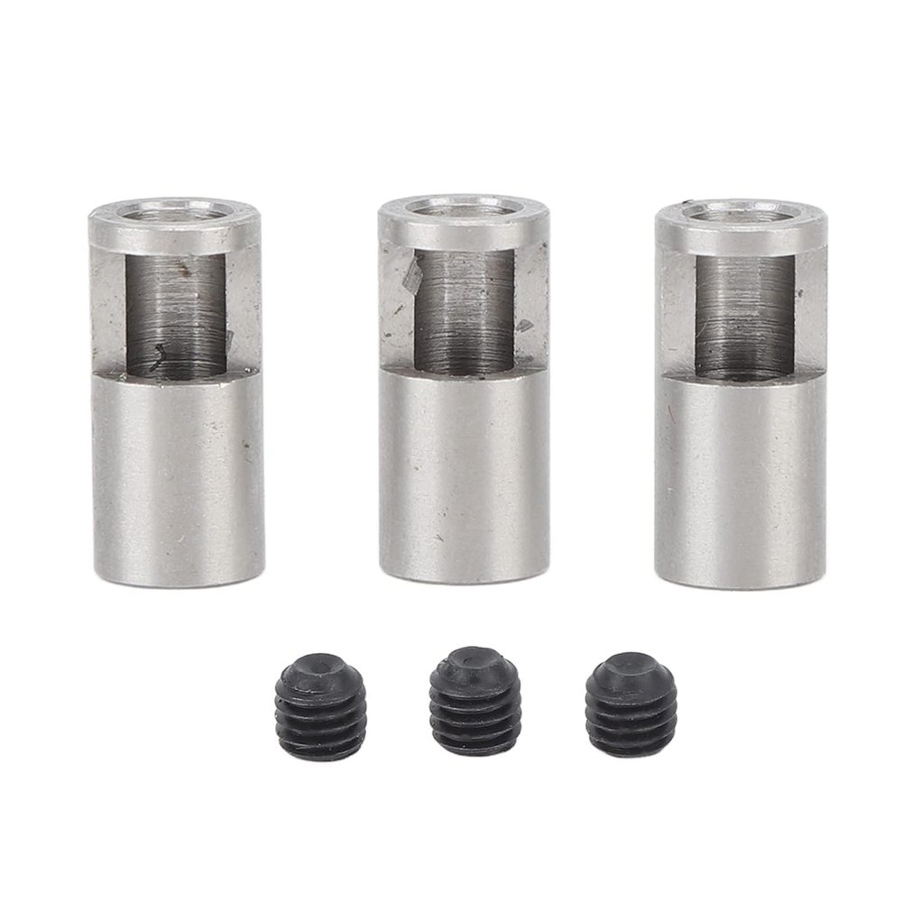 3PCS Pinion Reducer Sleeve, 8MM to 5MM Shaft Motor Pinion Reducer Sleeve Adapter Stainless Steel Remote Control Car for M1.0 Mold, M1.5 Mold 8mm Motor Teeth