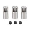 3PCS Pinion Reducer Sleeve, 8MM to 5MM Shaft Motor Pinion Reducer Sleeve Adapter Stainless Steel Remote Control Car for M1.0 Mold, M1.5 Mold 8mm Motor Teeth view 1