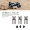 3PCS Pinion Reducer Sleeve, 8MM to 5MM Shaft Motor Pinion Reducer Sleeve Adapter Stainless Steel Remote Control Car for M1.0 Mold, M1.5 Mold 8mm Motor Teeth view 2