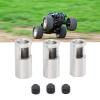 3PCS Pinion Reducer Sleeve, 8MM to 5MM Shaft Motor Pinion Reducer Sleeve Adapter Stainless Steel Remote Control Car for M1.0 Mold, M1.5 Mold 8mm Motor Teeth view 3