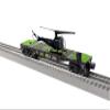 Lionel Area 51 UFO Recovery O Gauge Model Train Flatcar with Helicopter Load view 1