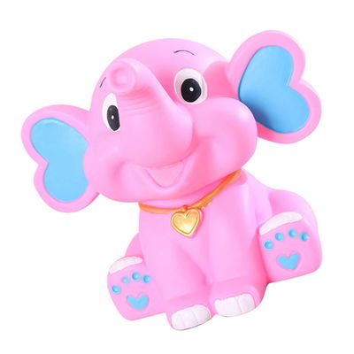 Alasum Cartoon Elephant Piggy Bank for Kids Creative Money Storage Pot Cute Design for Boys and Girls Sturdy Rubber Material for Saving Coins at Home