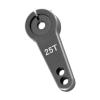CoudarTitie 1/10 RC Car 25T Servo Arm Replace Parts for Axial Car DIY Accs, Black view 1