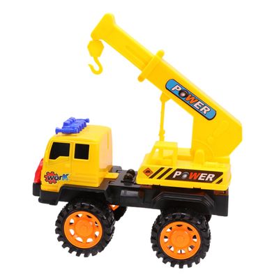 ifundom 1pc Plastic Crane Large Engineering Truck Model for Early Education Fun Construction Vehicle Plaything for Boys and for Imaginative Play