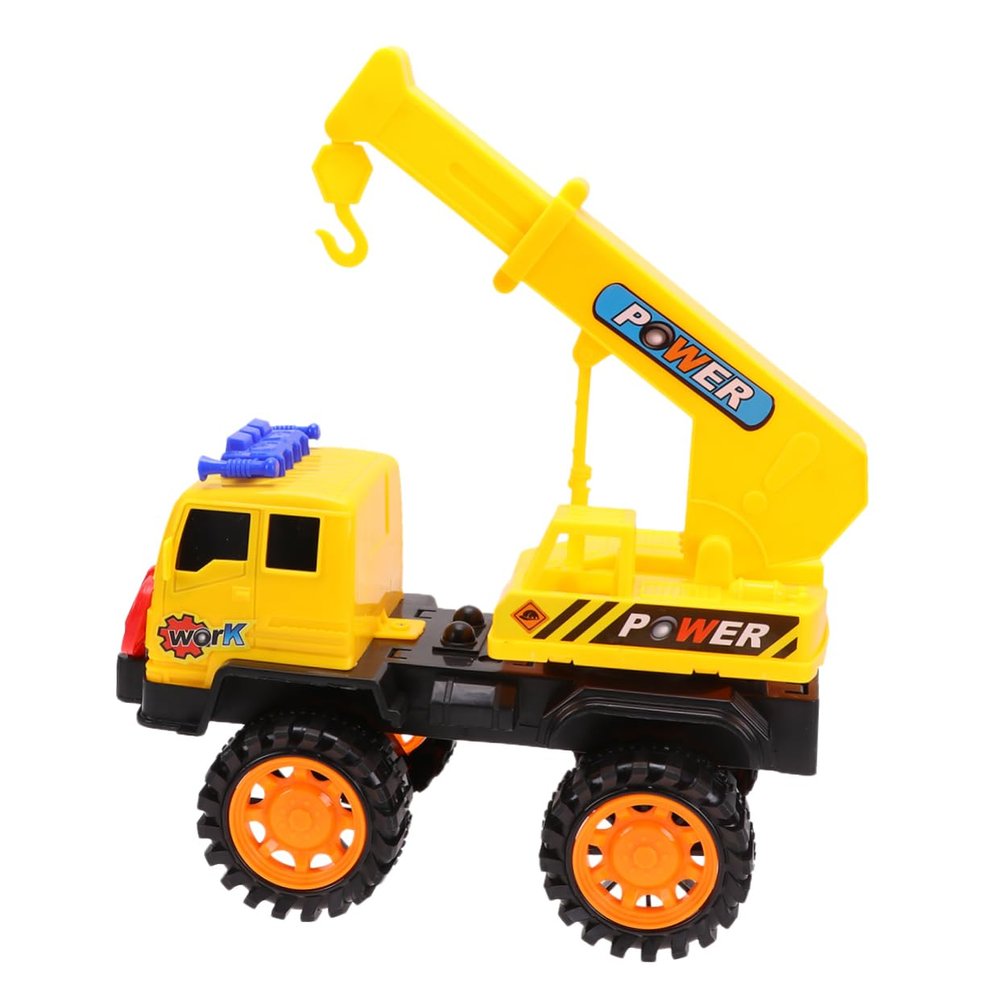 ifundom 1pc Plastic Crane Large Engineering Truck Model for Early Education Fun Construction Vehicle Plaything for Boys and for Imaginative Play