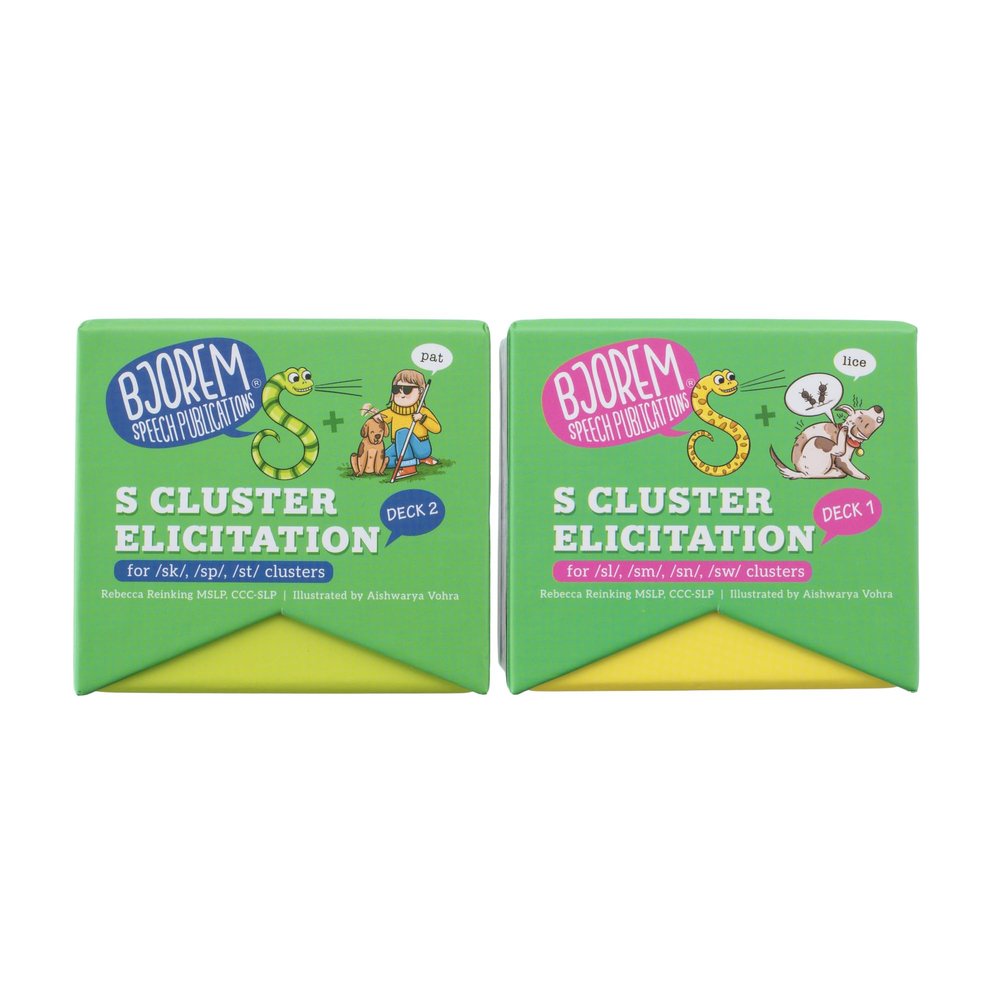 Bjorem Speech S Cluster Elicitation for Teaching S Blends or Clusters to Children in Speech Therapy