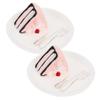 Alasum 10 Sets Mini Cake Plates House Mini Ornaments for Dessert Fake Food Fake Kitchen Artificial Food Prop Mini House Accessories Pretend Food Resin view 1