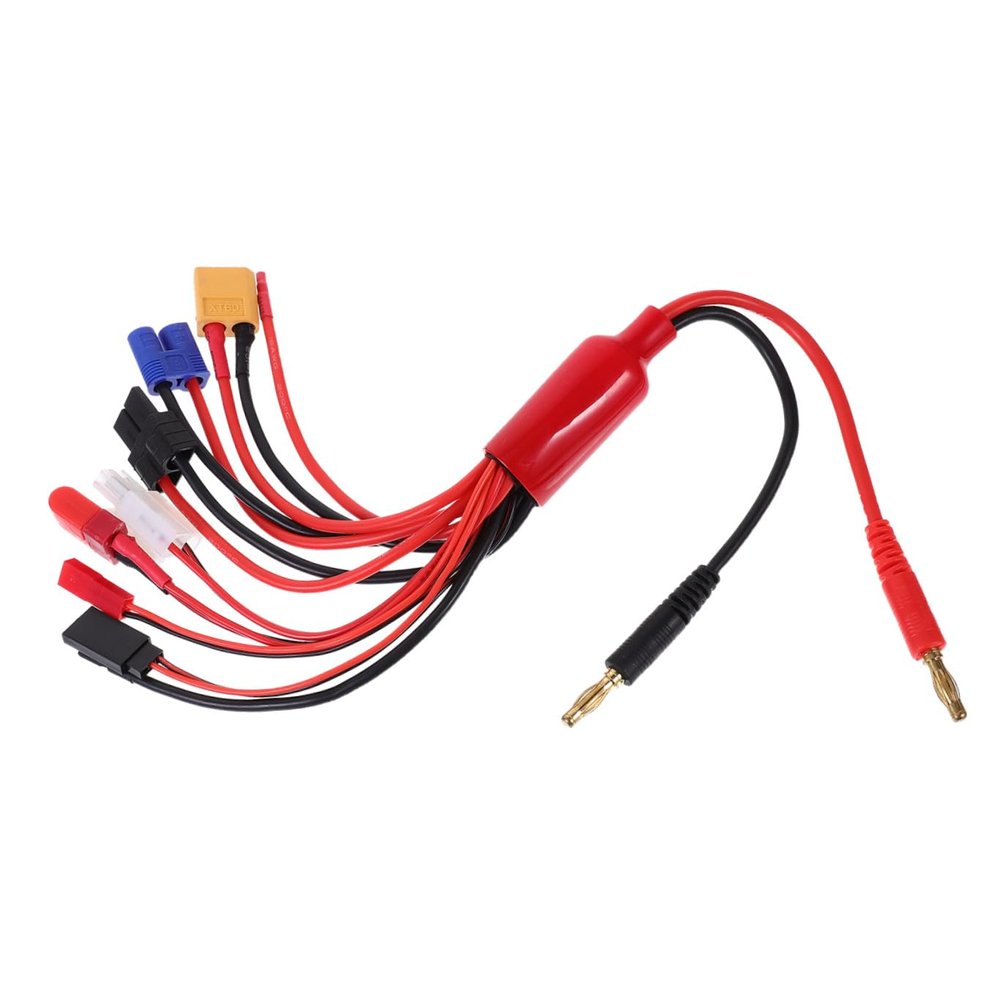 Model Aircraft Connecting Cable Multi-Adapter Charging Cord Banana Plug Socket for Jst DIY Projects
