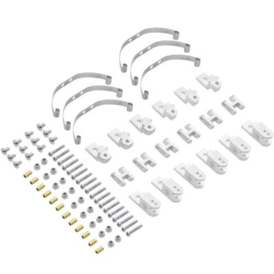 RC Car Parts for JJRC Q60 Q63 Q75 for WPL B16 B36 1/16 6WD 6X6 Steel Shock Absorber Suspension Leaf Springs Modification RC Car Upgrade Parts Accessories(Silver)