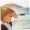 1 Set Spotting Telescope Pirate Retro Telescope Pirate Single Binoculars Retro Pirate Telescope Pirate Hunting Telescopes Monoculars Telescopio Copper view 4