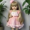 22 Inch Reborn Baby Dolls Girl Full Body Realistic Soft Vinyl Body Newborn Baby Dolls Toy view 2