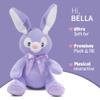 Dimple Milo and Bella Stuffed Bunny Toy Set - Animated Interactive Baby Bunny with Peek-a-Boo Feature and Singing Songs - Baby Easter Gifts for Kids, Boys, Girls- Baby Plush Toy Gift for Ages 0 and Up view 4