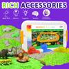 Carolart Jungle Sensory bin,Safari Animal Figures Playset Toys,Wild Forest Sandbox,Desert Animals Play Sand Set with Sensory Sand,Zoo Animal Figurines,Jungle Adventure Play Kit for Kids 3 4 5 6 7 view 2
