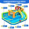 Doctor Dolphin Inflatable Water Bounce House, Inflatable Bounce House for Big Kids, Water Slide for Kids Backyard, Inflatable Water Park Bouncy House with Blower for Outdoor view 3