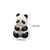 Abaodam 5pcs Miniature Statues Cute Cartoon Animal Figures for Home and Garden Decoration DIY Crafts Bookshelves and Desk Ornaments view 2