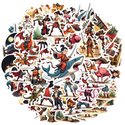 100Pcs Cartoon Hero Stickers, Waterproof Hero Sticker for Water Bottle Laptop Phone Cases Planner Skateboard Luggage Helmet Party Favor Decor, Ideal for Adults Teens Teacher Rewards C1K3Z1F