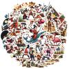 100Pcs Cartoon Hero Stickers, Waterproof Hero Sticker for Water Bottle Laptop Phone Cases Planner Skateboard Luggage Helmet Party Favor Decor, Ideal for Adults Teens Teacher Rewards C1K3Z1F view 1