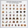 100Pcs Cartoon Hero Stickers, Waterproof Hero Sticker for Water Bottle Laptop Phone Cases Planner Skateboard Luggage Helmet Party Favor Decor, Ideal for Adults Teens Teacher Rewards C1K3Z1F view 3