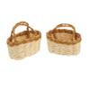 Cabilock Sustainable Mini Baskets Woven Paper Rattan Perfect for Decor Dollhouse Accessories view 1