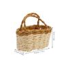 Cabilock Sustainable Mini Baskets Woven Paper Rattan Perfect for Decor Dollhouse Accessories view 2