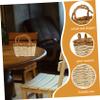 Cabilock Sustainable Mini Baskets Woven Paper Rattan Perfect for Decor Dollhouse Accessories view 3