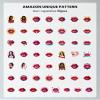 100Pcs Cartoon Lip Stickers, Waterproof Kiss Sticker for Water Bottle Laptop Phone Cases Planner Skateboard Luggage Helmet Party Favor Decor, Ideal for Adults Teens Teacher Rewards C1R8Z view 3