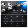 DAMIENSABER Upgrade Xenopixel 3.0 Light Saber, Smooth Swing Sensitive Motion Control Light Sabers with 34 Sound Fonts Infinite Color Changing, Obiwan Light Sabers for Adults Metal Hilt view 2