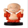 Agroha Happy Buddha Nodding Figurine Car Dashboard Bobbling Head Lord Buddha Statue for Car Display Spring Head Buddha Figurine Indian God Idol Car Accessory Statue (Pack of 1) view 1