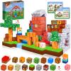 Goody King Magnetic Blocks |200PCS Magnetic Building Cube Game, Constructions Toys for Boys & Girls Age 3-4, 5 6 7 8 9 10, STEM Montessori Stacking Toy, Sensory Tiles Building Birthday for Toddlers view 1
