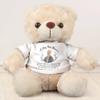 A Hug From Heaven - Memorial Teddy Bear With Personalized Photo Shirt, Personalized Teddy Bear Memorial Gifts, Memorial Custom Teddy Bear, Custom Photo Sympathy Gift For Loss of Mom Dad Family Members view 2