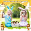 24 Pcs Jesus Rubber Ducks with 6 Color Easter Jesus Loves You Ducks for Kids Toddler view 3