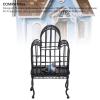 1:12 Miniature Bird Cage, Realistic Metal Door Dollhouse Bird Cage with Lifelike Design, Excellent Craftsmanship for 1:12 Scale Miniature Houses, Adding a Touch of Realism to view 4
