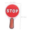 Alipis 2set Educational Double-sided Stop Sign Boy Girl Safety Traffic Signs Handheld Pvc Traffic Safety Toys for Boys and Girls view 2
