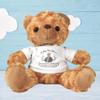 A Hug From Heaven - Teddy Bear With Personalized Photo Shirt, Hug from Heaven Teddy Bear, Personalized Memorial Teddy Bear, Custom Photo Sympathy Gift For Loss of Loved Ones Mom Dad view 3
