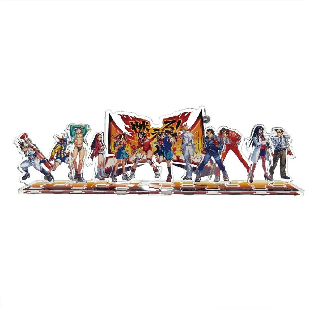 Capcom Moero! Justice Academy Character Acrylic Stand A Set Approx. H 5.8 x W 8.3 inches (148 x 210 mm) Acrylic Resin
