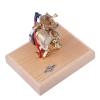 Miniature Hit and Miss Engines, 1.6cc Vertical Air-Cooled 4-Stroke Gasoline Engine with Flying Ball Governor, Physical Science Education Desk Display & Collector for Adults view 3