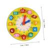 SKISUNO Shape Number Clock for Preschool Educational for Learning Time Recognition Fun Cognitive Teaching Tool for Early Childhood Development view 2