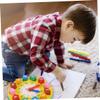 SKISUNO Shape Number Clock for Preschool Educational for Learning Time Recognition Fun Cognitive Teaching Tool for Early Childhood Development view 3