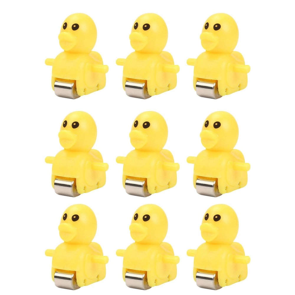 Pistro 9pcs Duck Replacement Parts for Electric Tracks Roller Coaster, Fun Toy Spare Parts for Kids, Cute Animal Slide Stairs Toy Parts