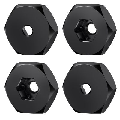 4Pcs 5mm to 12mm Wheel Hex Hubs Adapter for WPL D12 1/10 RC Trucks 1/24 SCX24 RC Cars Upgrade Parts